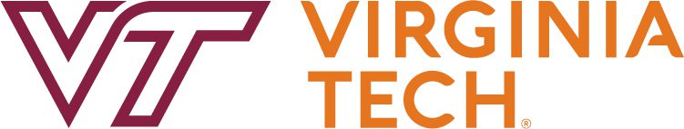 Virginia Tech VT logo maroon and orange