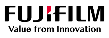 FUJIFILM logo with 